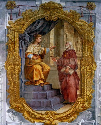 Allegorie der Gerechtigkeit und des Rates von Francesco Ferrari