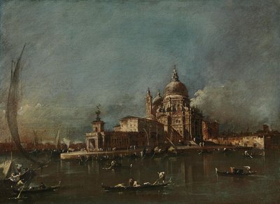 Blick auf Santa Maria della Salute und die Dogana von Francesco Guardi