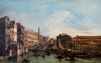 Rialtobrücke, nach 1754 von Francesco Guardi