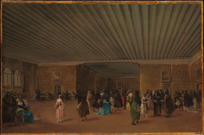 Das Ridotto Pubblico im Palazzo Dandolo von Francesco Guardi