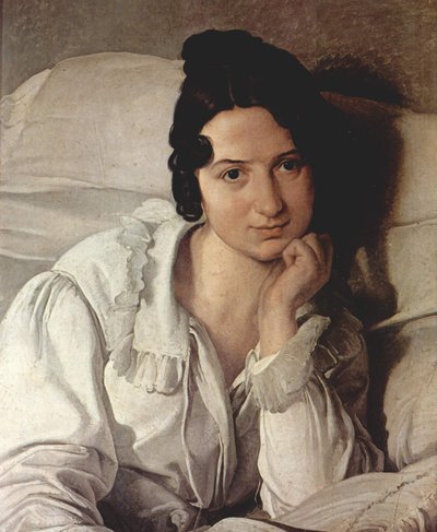 Porträt von Carolina Zucchi von Francesco Hayez