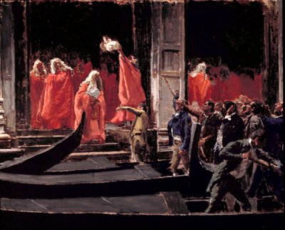 Letzte Sitzung des Senats der Republik Venedig bei ihrem Eintritt in das Königreich Italien im Jahr 1866 von Francesco Jacovacci