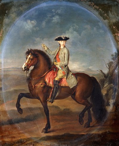 Ein Reiterporträt von Franz, Herzog von Lothringen von Francesco Liani