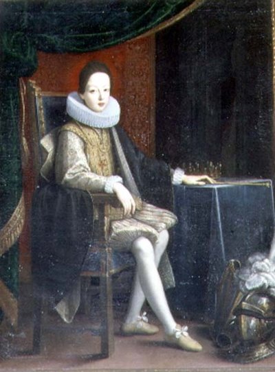 Porträt des Heiligen Römischen Kaisers Ferdinand II. (1578-1637) 1623 von Francesco Ligozzi