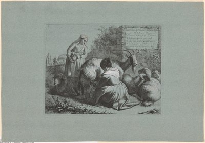 Tafel 1, aus dem Satz von 12 Pastoralszenen von Francesco Londonio