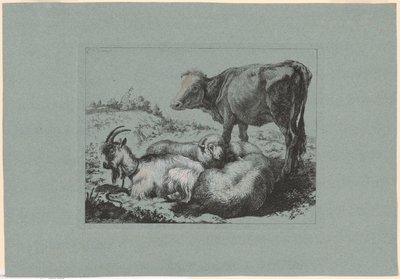 Tafel 6, aus der Serie von 12 Pastoralszenen von Francesco Londonio