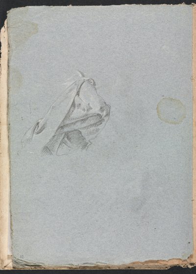 Verona Skizzenbuch: Draperiestudie Seite 10, 1760 von Francesco Lorenzi
