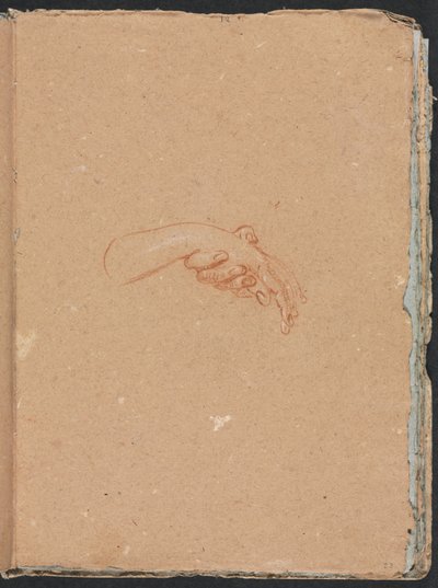 Verona-Skizzenbuch: Studie von Händen, Seite 23, 1760 von Francesco Lorenzi
