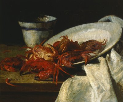 Stillleben mit Krustentieren von Francesco Paolo Palizzi