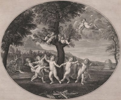 Amorini feiern die Entführung der Proserpina, 1805-12 von Francesco Rosaspina