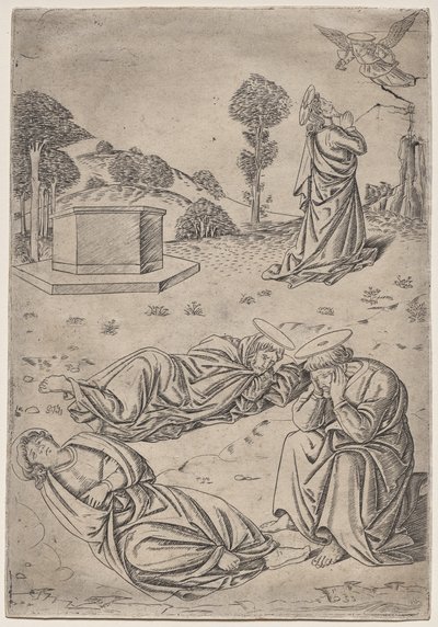 Die Agonie im Garten von Francesco Rosselli