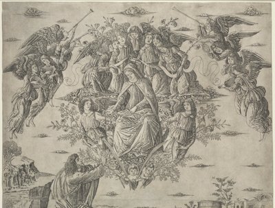 Die Himmelfahrt der Jungfrau von Francesco Rosselli