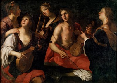 Konzert, spätes 16. oder frühes 17. Jahrhundert von Francesco Rustici