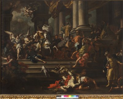 Heliodor aus dem Tempel von Jerusalem vertrieben von Francesco Solimena