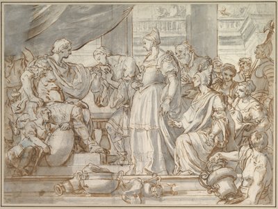 Die Enthaltsamkeit des Scipio von Francesco Solimena