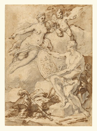 Venus erhält von Vulkan die Waffen des Aeneas von Francesco Solimena