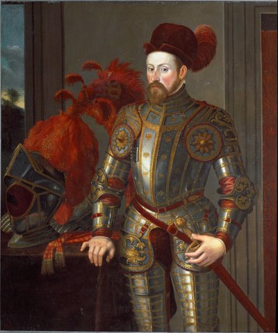 Porträt von Ferdinand von Tirol (Ferdinand II. Erzherzog von Österreich) von Francesco Terzio