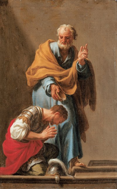 St. Peter tauft den Zenturio Cornelius von Francesco Trevisani