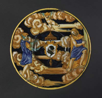 Teller mit den Wappen der Familie Pucci, 1532 von Francesco Xanto Avelli