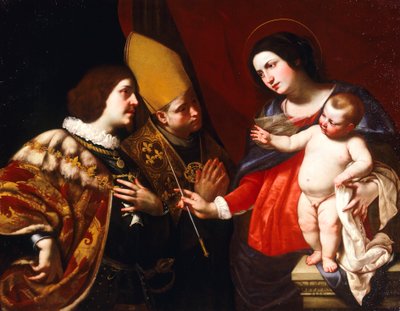 Dame übergibt das Kommandozepter an den Herzog von Guise von Francesco de (c.1600 54) Rosa
