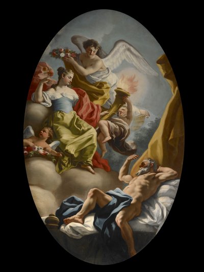 Allegorie der Weisheit und Wahrheit von Francesco de Mura