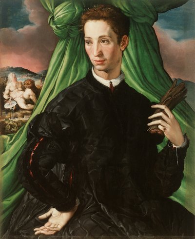 Porträt eines florentinischen Edelmanns von Francesco de Rossi Salviati Cecchino