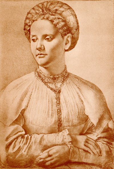 Weibliches Porträt von Francesco di Cristofano Franciabigio