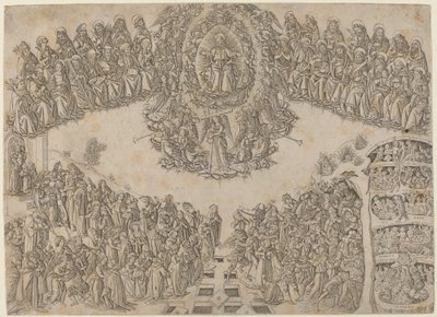 Das Jüngste Gericht von Francesco di Lorenzo Rosselli after Fra Angelico