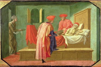 SS. Cosmas und Damian heilen die Kranken von Francesco di Stefano Pesellino