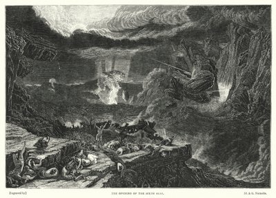 Die Öffnung des sechsten Siegels (Gravur) von Francis (after) Danby