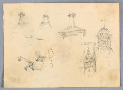 Architektonische Skizzen, Loches und Tours von Francis Augustus Lathrop