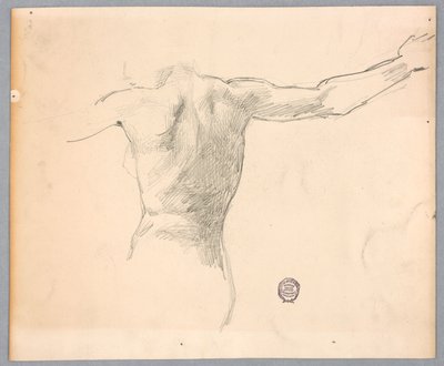 Studie für "Diana und ihre Begleiterinnen unter den Sternbildern" von Francis Augustus Lathrop