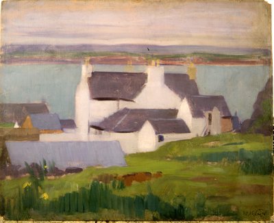 Das Atelier des Künstlers, Iona, vom St. Columba Hotel von Francis Campbell Boileau Cadell