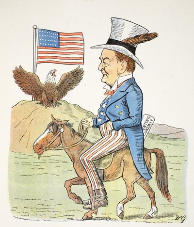 Seine Exzellenz, Illustration aus dem Struwwelpeter-Alphabet, Vers von Harold Begbie von Francis Carruthers Gould