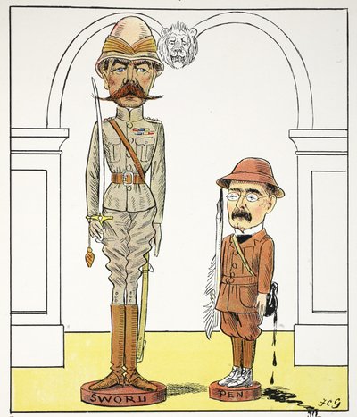 K, k, Illustration aus dem Struwwelpeter-Alphabet, Vers von Harold Begbie (1871–1929) von Francis Carruthers Gould