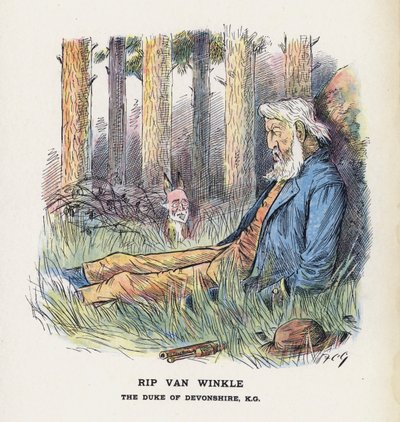 Rip Van Winkle, Der Herzog von Devonshire von Francis Carruthers Gould