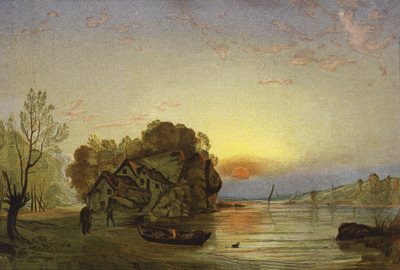 Das Heim des Fischers von Francis Danby