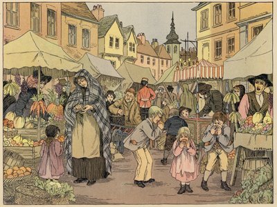 Bedfords Buch der Geschäfte: Obststände von Francis Donkin Bedford
