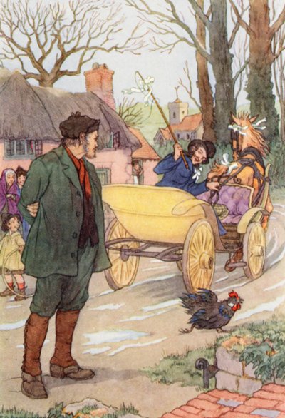 Illustration für Die Grille auf dem Herd von Charles Dickens von Francis Donkin Bedford