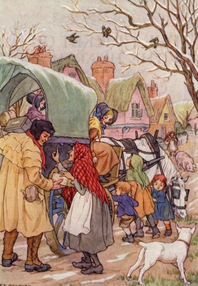 Illustration für Der Grillenfänger von Charles Dickens von Francis Donkin Bedford