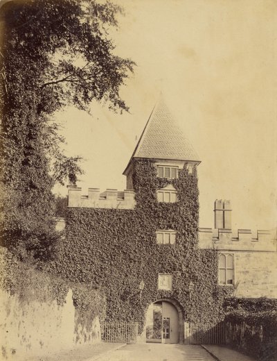 Eingangstor und Turm, Lismore Castle von Francis Edmond Currey