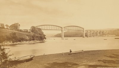 R. Albert Brücke Saltash von Francis Frith