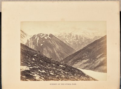 Gipfel des Furkapasses von Francis Frith