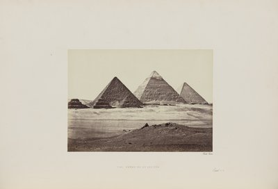 Die Pyramiden von Gizeh von Francis Frith