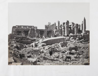 Der Tempel von El-Karnak, von Südosten von Francis Frith
