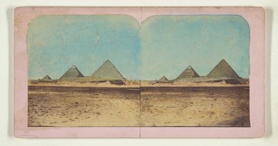 Drei Pyramiden von Francis Frith