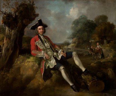 Porträt eines Gentlemans, um 1750 von Francis & Gainsborough Thomas (1727 88) Hayman