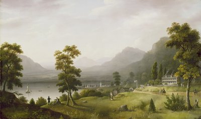 Carters Taverne am Kopf des Lake George von Francis Guy