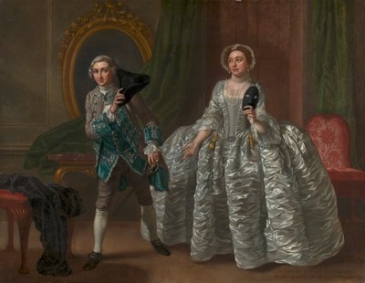 David Garrick und Mrs. Pritchard in Benjamin Hoadleys "The Suspicious Husband" von Francis Hayman