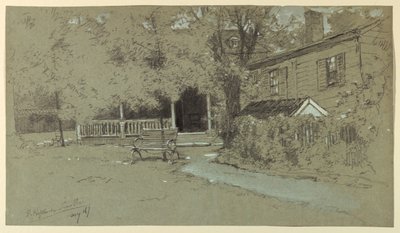 Das alte Hopkinson-Haus, Bordentown, NJ von Francis Hopkinson Smith